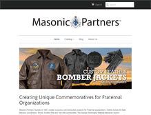 Tablet Screenshot of masonicpartners.com